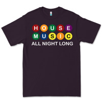 Plum House Music All Night Long Ravers Premium Tee - longCreatives