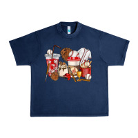 Navy Baseball coffee cups Urban Heavy Tee - HowdyJamesFarm