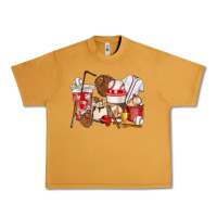 Peanut Butter Baseball coffee cups Urban Heavy Tee - HowdyJamesFarm