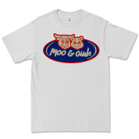 Dove Grey Moo and Oink Chicago Premium Tee - longCreatives
