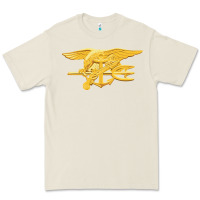 Bone Navy Seals badge Premium Tee - longCreatives