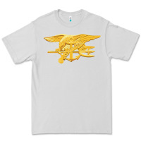 Dove Grey Navy Seals badge Premium Tee - longCreatives