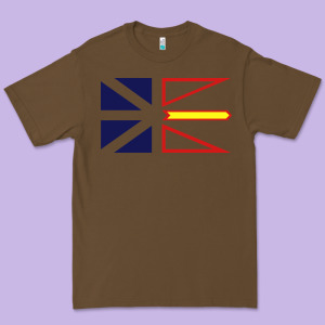 Newfoundland And Labrador Flag - 3 Color Premium Tee Designed By Longcreatives