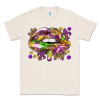 Natural Mardi Gras lips Classic Tee - HowdyJamesFarm