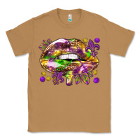 Toasted Coconut Mardi Gras lips Classic Tee - HowdyJamesFarm