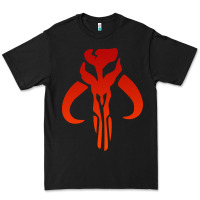 Black Mando Mythosaur Skull Sticker Premium Tee - longCreatives