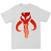 Dove Grey Mando Mythosaur Skull Sticker Premium Tee - longCreatives