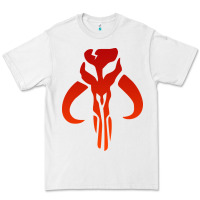 White Mando Mythosaur Skull Sticker Premium Tee - longCreatives