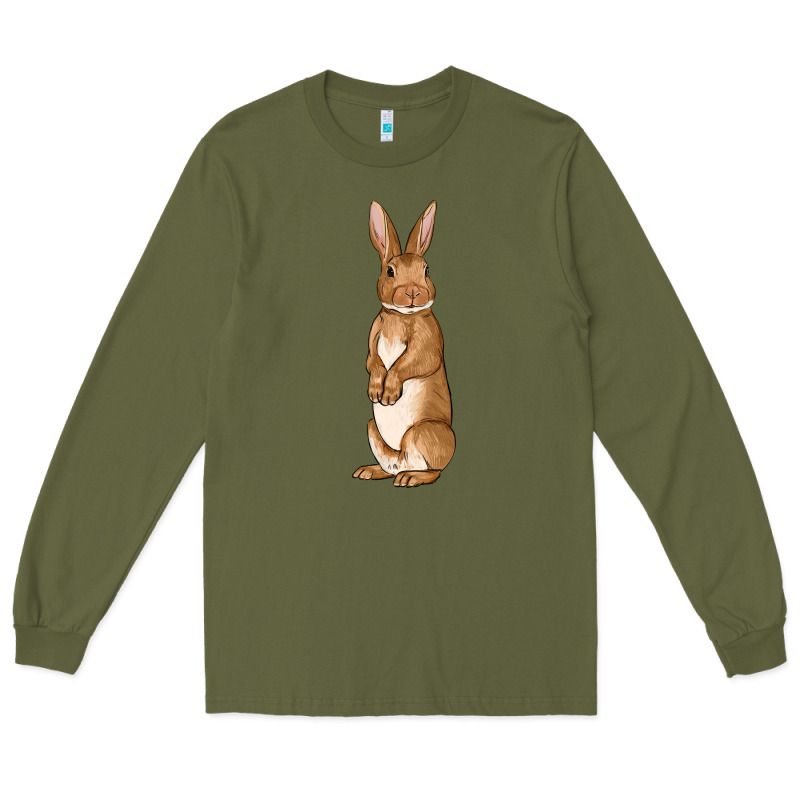 Bunny Easter Long Sleeve Tee by OliviaCreatesArt | Teevron