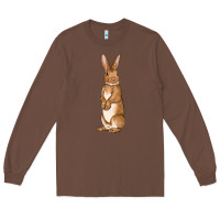 Chestnut Bunny Easter Long Sleeve Tee - OliviaCreatesArt