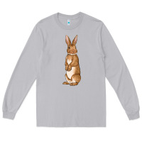 Moon Dust Bunny Easter Long Sleeve Tee - OliviaCreatesArt
