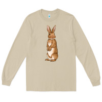Mushroom Bunny Easter Long Sleeve Tee - OliviaCreatesArt