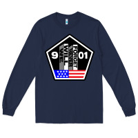 Navy 9-11 We Will Never Forget Long Sleeve Tee - longCreatives