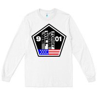 White 9-11 We Will Never Forget Long Sleeve Tee - longCreatives
