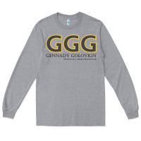 Heather Grey GENNADY GOLOVKIN - Official Merchandise Long Sleeve Tee - longCreatives
