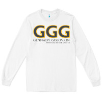 White GENNADY GOLOVKIN - Official Merchandise Long Sleeve Tee - longCreatives