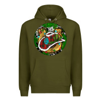 Army Green Cowboy Christmas Premium Hoodie - RanaPortraitStore