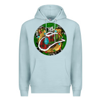 Blue Mist Cowboy Christmas Premium Hoodie - RanaPortraitStore