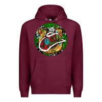 Burgundy Cowboy Christmas Premium Hoodie - RanaPortraitStore