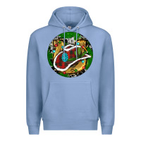 Colony Blue Cowboy Christmas Premium Hoodie - RanaPortraitStore
