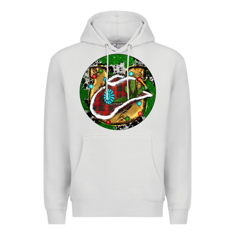 Cowboy Christmas Premium Hoodie by RanaPortraitStore | Teevron