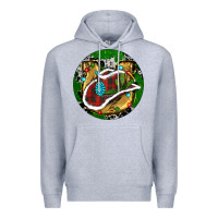 Heather Grey Cowboy Christmas Premium Hoodie - RanaPortraitStore