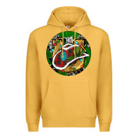 Mustard Cowboy Christmas Premium Hoodie - RanaPortraitStore