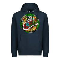 Navy Cowboy Christmas Premium Hoodie - RanaPortraitStore