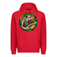 Red Cowboy Christmas Premium Hoodie - RanaPortraitStore
