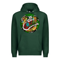 Sports Green Cowboy Christmas Premium Hoodie - RanaPortraitStore
