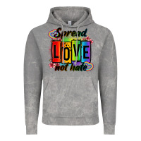 Cloud Rock spread love not hate Vintage Hoodie - OliviaCreatesArt