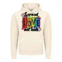 Vintage Arctic spread love not hate Vintage Hoodie - OliviaCreatesArt