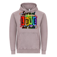 Vintage Zinc spread love not hate Vintage Hoodie - OliviaCreatesArt