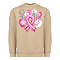 Mushroom Balloons cancer ribbon Heavyweight Sweatshirt - Artiststas
