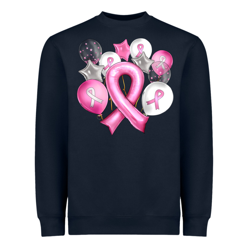 Balloons Cancer Ribbon Heavyweight Sweatshirt by Artiststas | Teevron