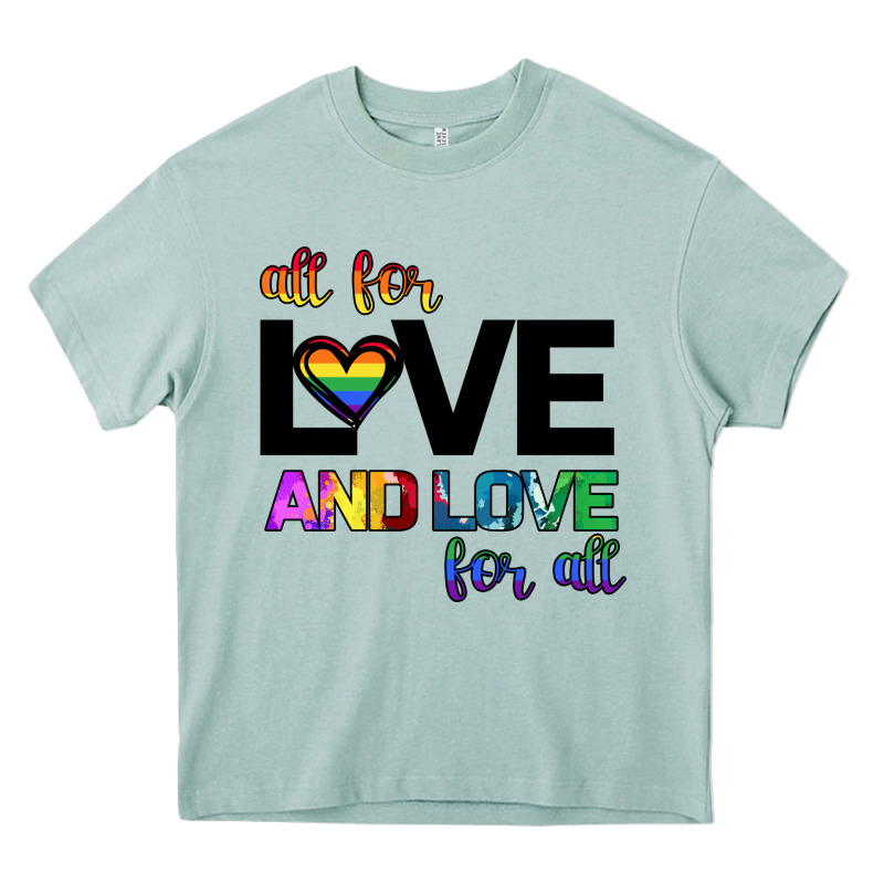 All For Love And Love For All Heavy Core Tee by Bettercallsaul | Teevron