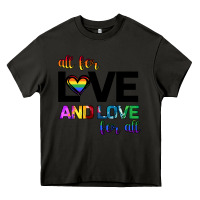 Asphalt All For Love And Love For All Heavy Core Tee - Bettercallsaul