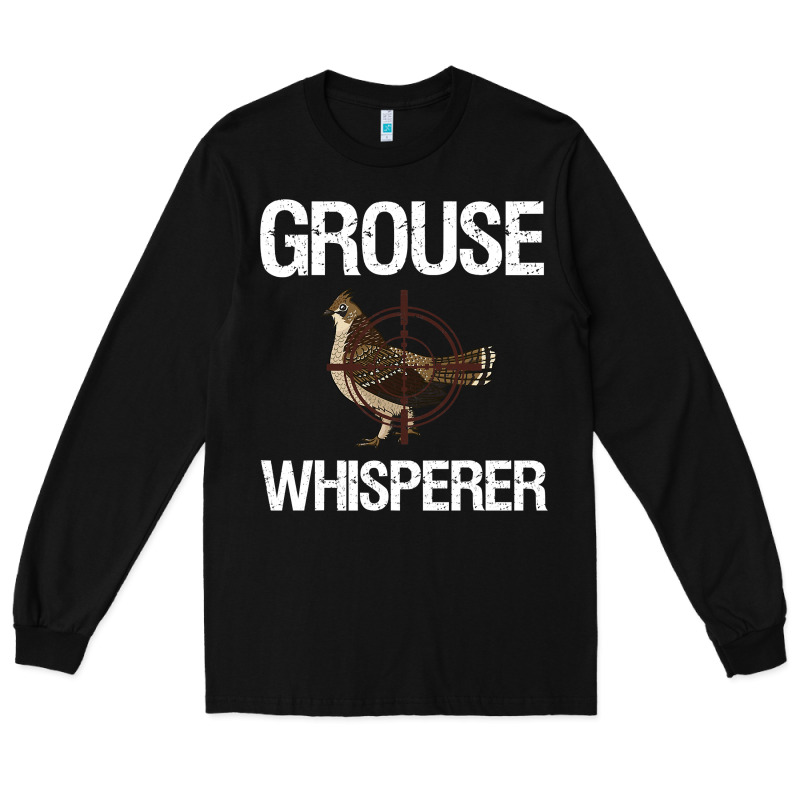 Ruffed Grouse Hunting Bird Spruce Grouse Long Sleeve Tee by longCreatives | Teevron