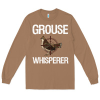 Toasted Coconut Ruffed Grouse Hunting Bird Spruce Grouse Long Sleeve Tee - longCreatives