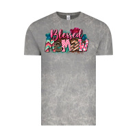 Cloud Rock Blessed memaw Mother's Day Vintage Tee - CowGirlArtShop