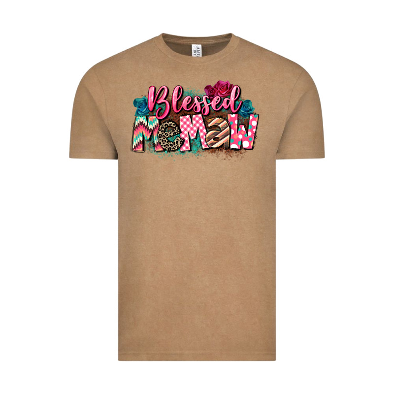 Blessed Memaw Mother's Day Vintage Tee by CowGirlArtShop | Teevron