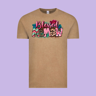 Blessed Memaw Mother's Day Vintage Tee Designed By Cowgirlartshop