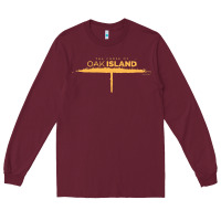 Burgundy The Curse of Oak Island Comfortable Short Sleeve Long Sleeve Tee - longCreatives