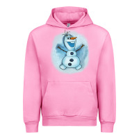Fuchsia Pink olaf snowman Urban Hoodie - AdoDesignShop