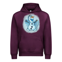 Mauve Wine olaf snowman Urban Hoodie - AdoDesignShop