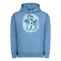 Pigment Pebble Blue olaf snowman Urban Hoodie - AdoDesignShop