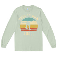 Matcha Skater - This Is How I Roll Retro Skateboard Gift Long Sleeve Tee - longCreatives