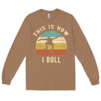 Toasted Coconut Skater - This Is How I Roll Retro Skateboard Gift Long Sleeve Tee - longCreatives