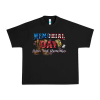 Black Memorial day honor ans remember Urban Heavy Tee - CowGirlArtShop
