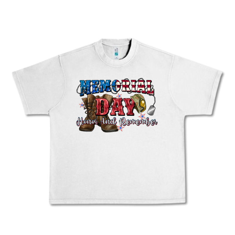 Memorial Day Honor Ans Remember Urban Heavy Tee by CowGirlArtShop | Teevron